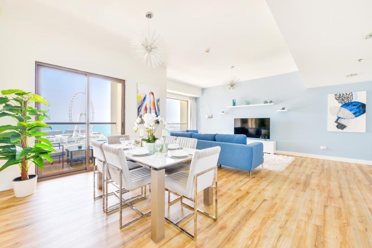 Luxury Jbr - Full Sea View - Free 5* Beach Resorts Access Dubai Eksteriør bilde