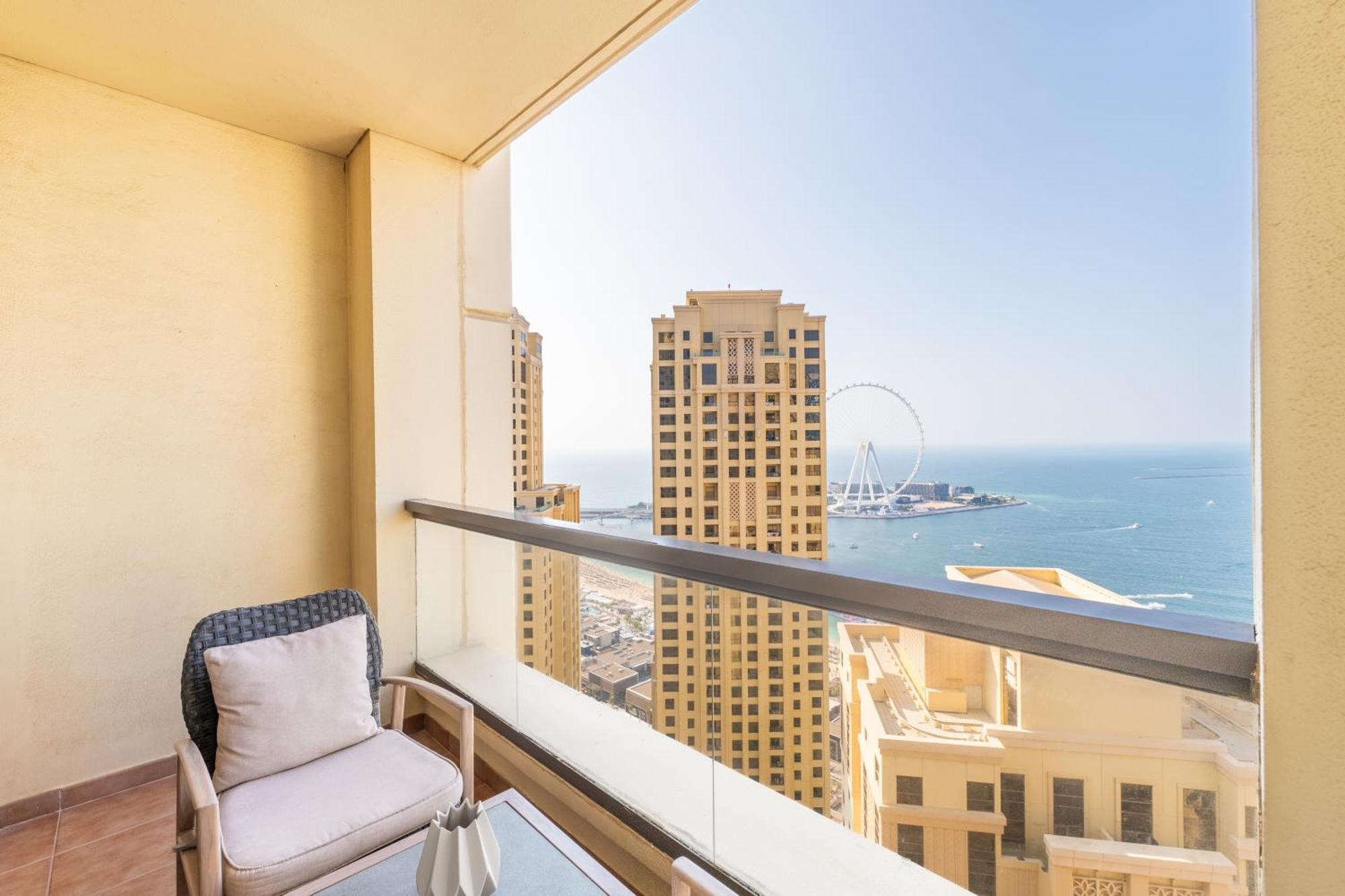 Luxury Jbr - Full Sea View - Free 5* Beach Resorts Access Dubai Eksteriør bilde